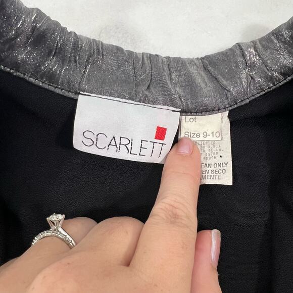 Vintage Scarlett Black 2-Piece Dress and Jacket Set - Picture 9 of 16